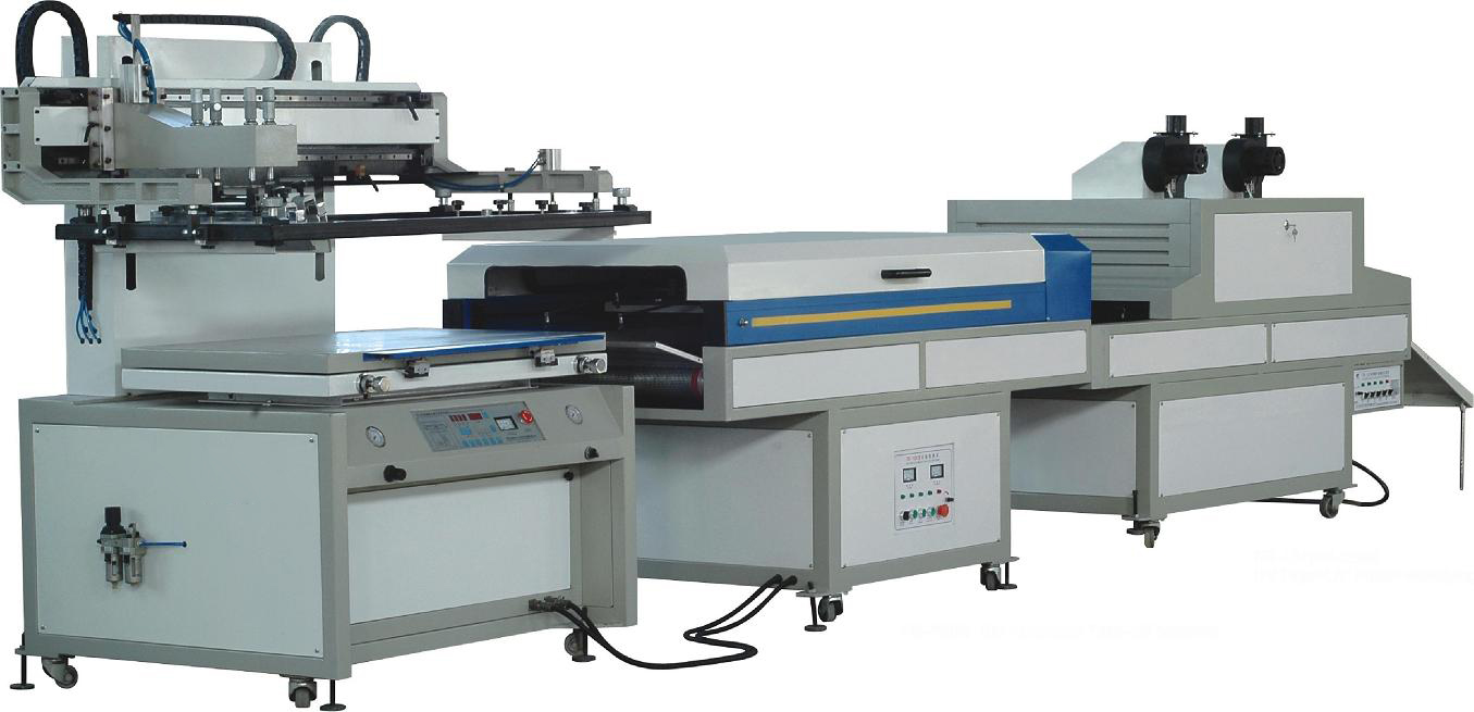PSPTF-7050/9060/12070 3/4自动网印机生产线